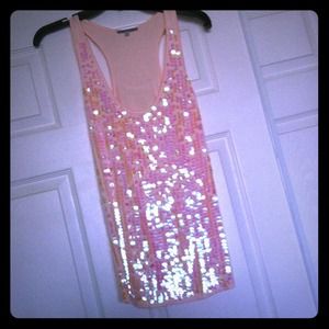 Pink sequence shirt2