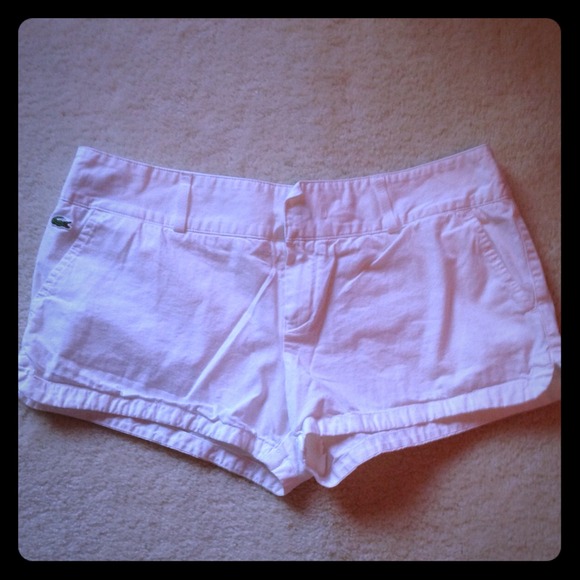 Lacoste White Shorts
