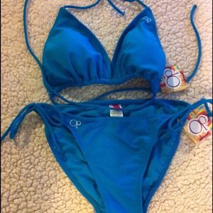OP teal bikini