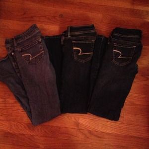 3 pair of A&E jeans! bundle!