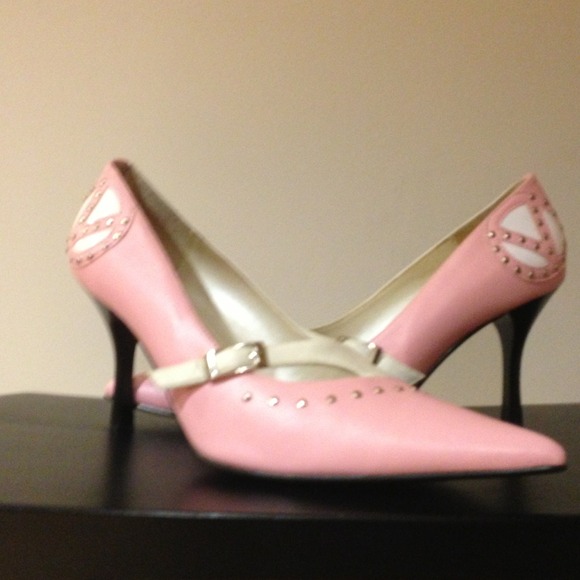 Pink and white fun and stylish shoes!