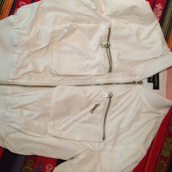 White bomber jacket - Picture 3 of 4