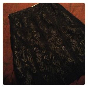 Black lace skirt***reduced***
