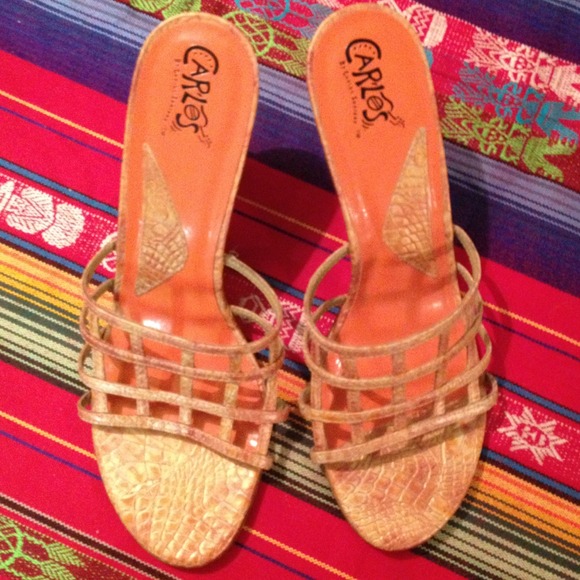 Carlos Santana wedge sandals