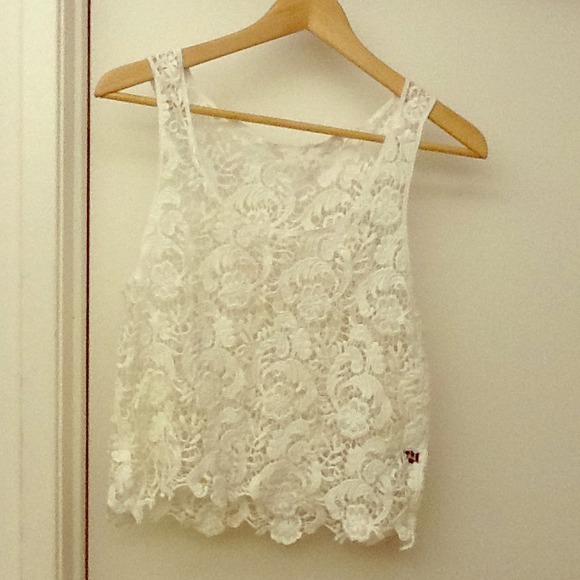 Crochet lace top