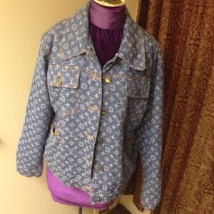 Beautiful vintage LV jean Jacket