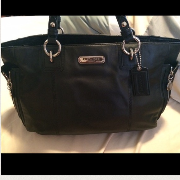 Coach leather bag