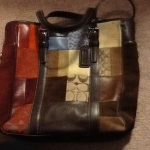 Coach patchwork bag