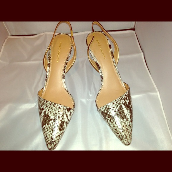 RESERVED- Snake print new heels 9.5