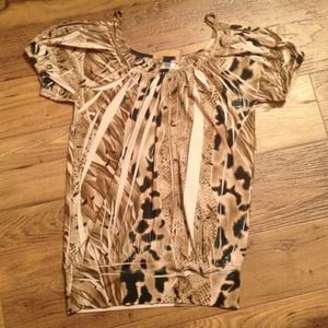 Leopard print top