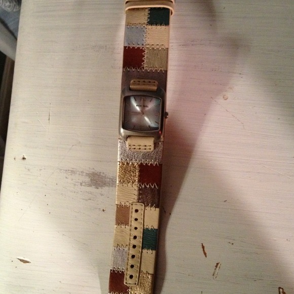Fossil \'Patchwork\' Band watch main image 4