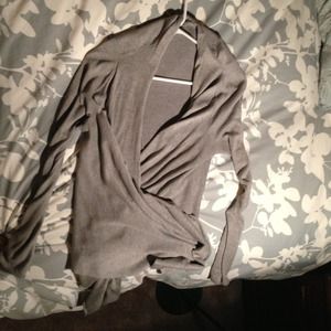 BCBG grey cotton wrap