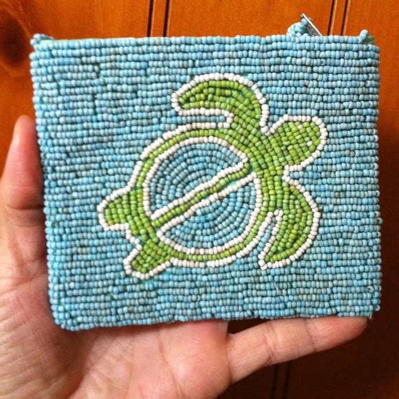 Hawaiian Beaded Coin purse