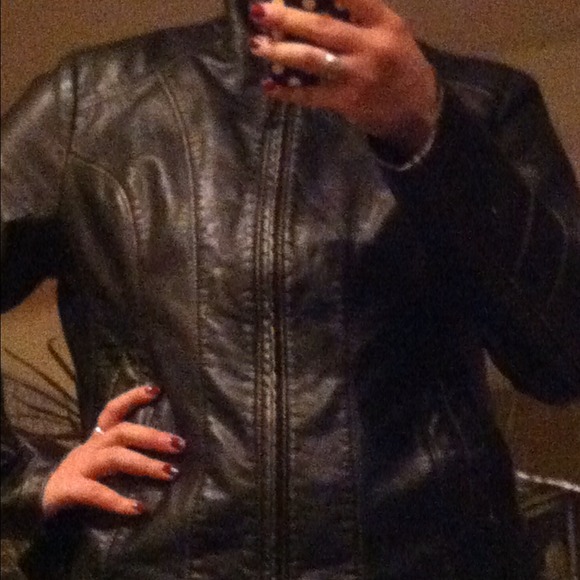 Leather jacket