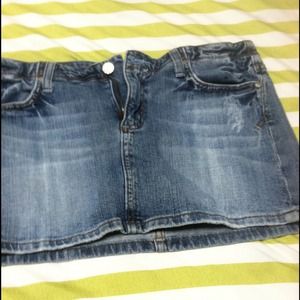 Miss me denim skirt