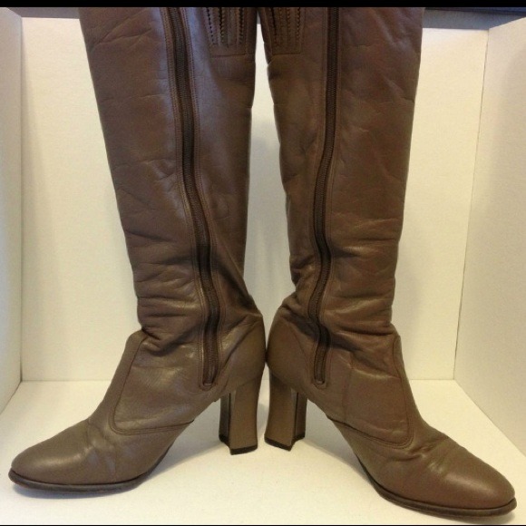 ***Sold***LIFESTRIDE TAUPE KNEE HIGH FASHION BOOTS - Picture 3 of 4