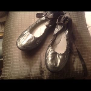 Metallic Ballerina flats