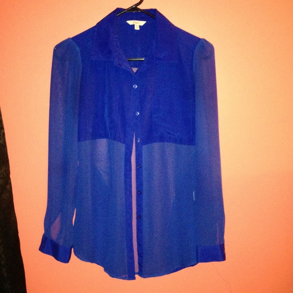Blue blouse!