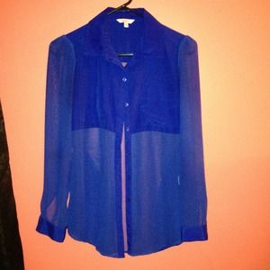 Blue blouse!