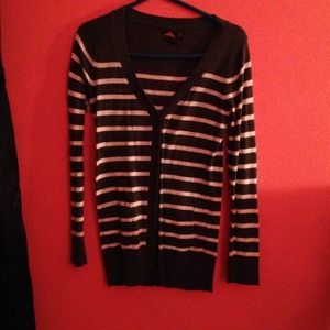 Long striped cardigan!