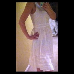 ⬇️⬇️Reduced-White Eyelet Delia's Dress