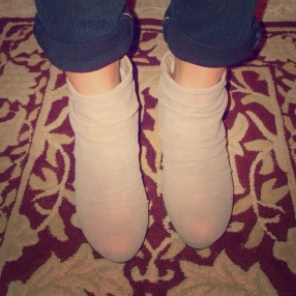 taupe booties