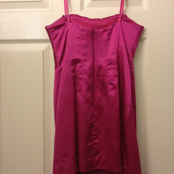 Hot pink BCBG formal dress - Picture 2 of 4