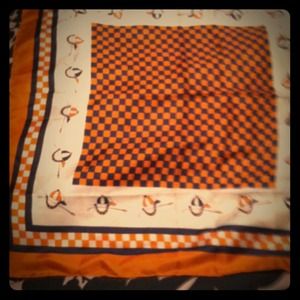 Vintage Saks Fifth Avenue silk scarf