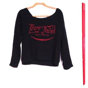 Black long sleeve shirt/light sweater