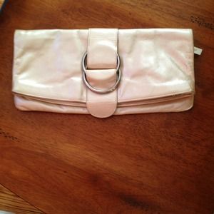 Hobo International Pearl Clutch-silver hardware