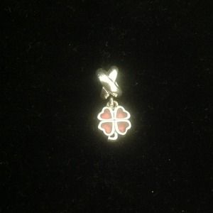 Pink Clover Pandora Charm