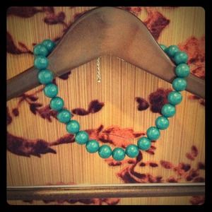 Great Holiday Accent - Teal Necklace