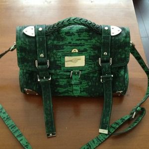 Mulberry Lizard Print Shoulder Bag