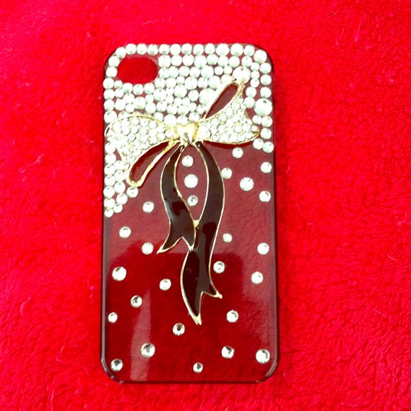 🚫Sold in bundle🚫iPhone 4/4s case w/Diamonds