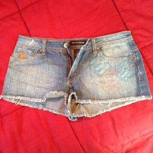 Denim shorts