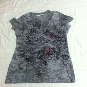 Reserves bundle! Maurice's grey burnout t-shirt