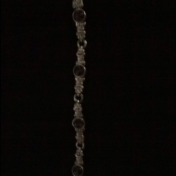 Silver with leopard bracelet