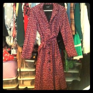 Floral Betsey Johnson Trench