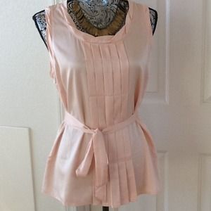 New York & company sleeveless blouse