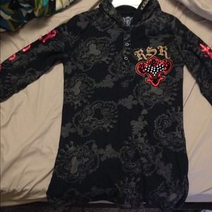 Long sleeve hooded shirt!