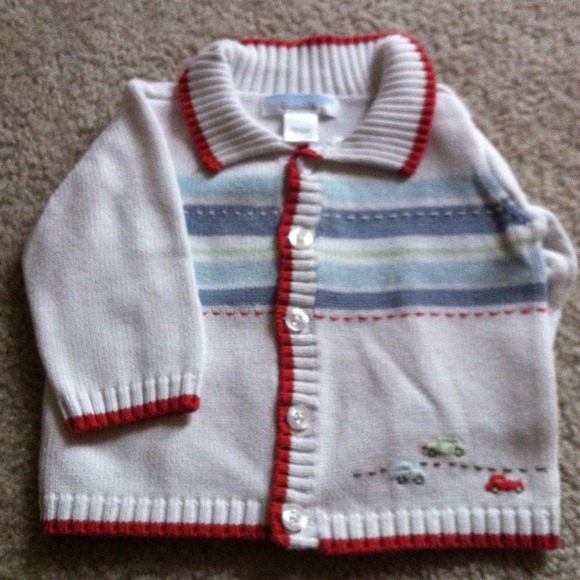 Janie and Jack button down knitted cardigan