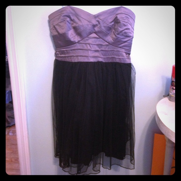 Trixxi silver and black party dress