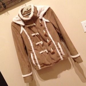 *SOLD* Faux shearling Idra Kai coat Anthropologie