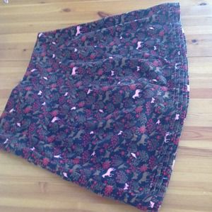 Lands end skirt soft corduroy