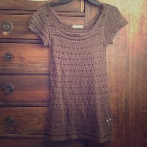 Adorable crocheted top