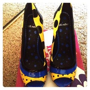Not rated polka dots heels size 7 1/2
