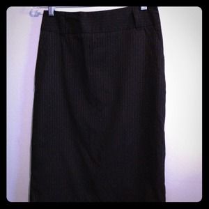 Banana Republic Pinstripe Pencil Skirt