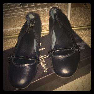 Cole haan black leather Mary Janes