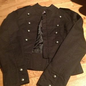Military inspired Black jacket