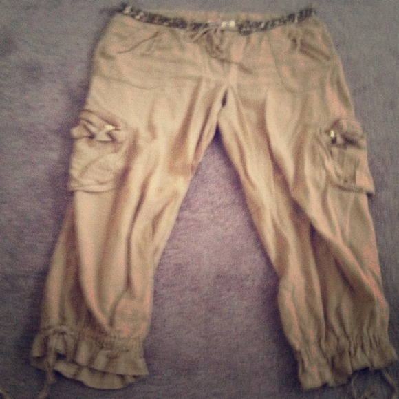 Bongo cargo pants since at waist and calf